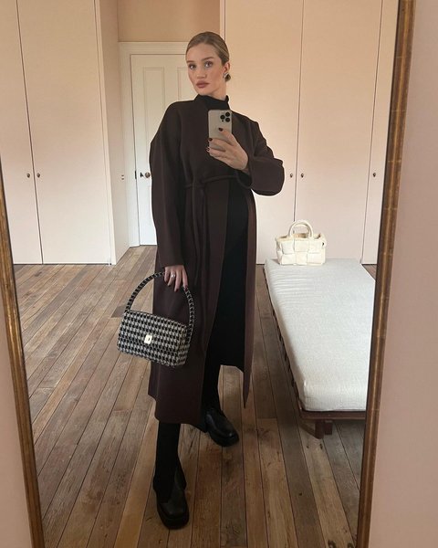 Рози Хантингтон-Уайтли, беременность, гардероб для беременных, тренд сезона, модный гардероб