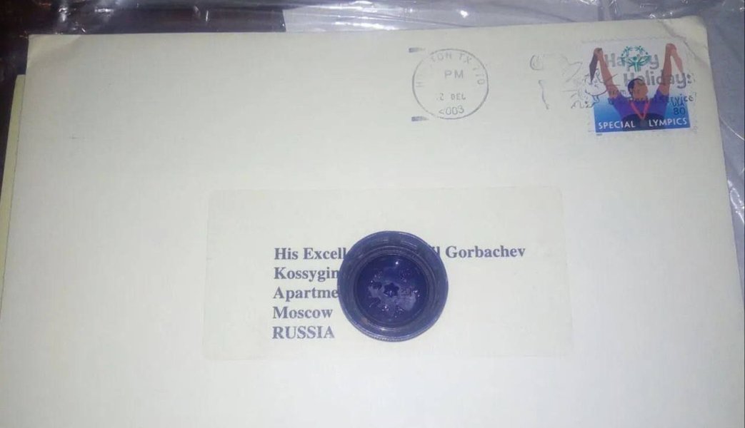 открытка горбачева, михаил горбачев, джордж буш старший, аукцион