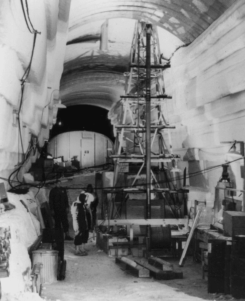 Туннели и конструкции секретной военной базы США, скрытые под ледяным щитом Гренландии