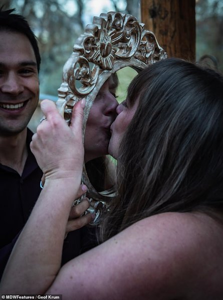 свадьба, американка, женилась на себе