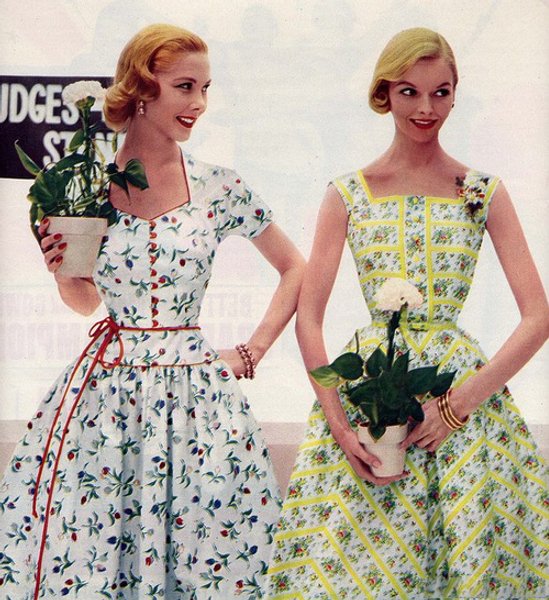 история моды, мода 50-х
