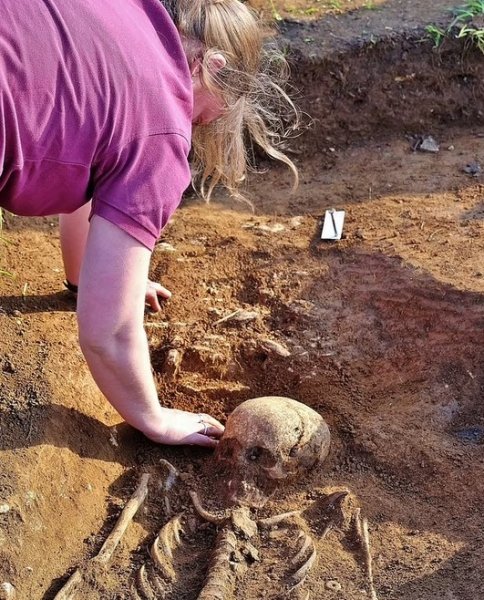 As part of the study, scientists conducted an isotope analysis of human skeletons from 5th-9th century burials.