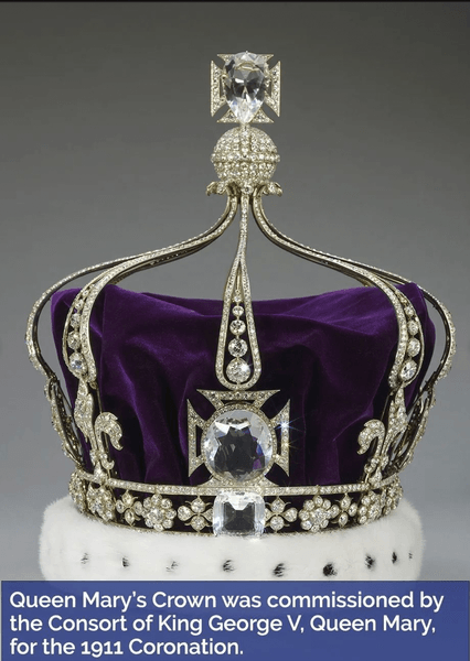 Корона королевы Марии, коронация