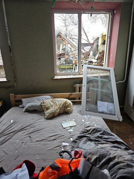 Будинок Богдана Поліщука серйозно пошкоджений після обстрілу ЗС РФ