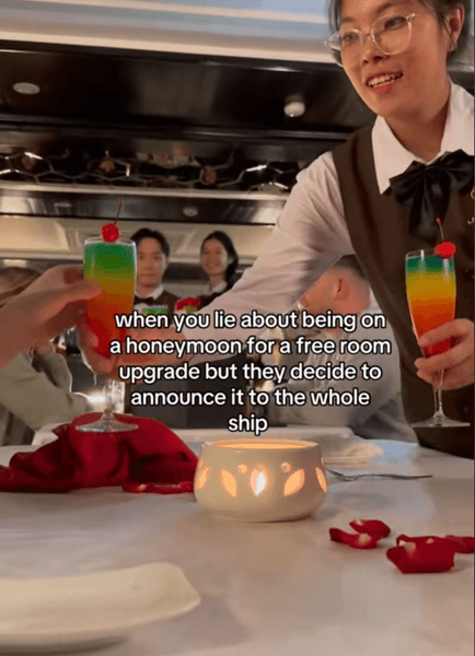Круизный лайнер, La Casta Regal Cruise, медовый месяц, маленькая хитрость, соцсети, корабль мечты, на борту круиза, круиз мечты