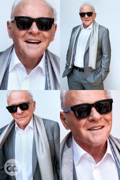 Энтони Хопкинс, British GQ, съемки