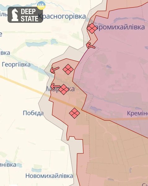 карта, Марьянка, Новомихайловка, Золотая Нива, Пречистовка