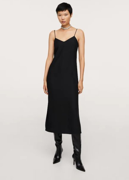 черное платье, модное платье, тренды 2022, модные тренды