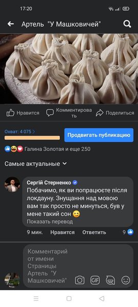 языковой закон, У Машковичей, Украинский язык, СБУ, Еврейская кухня