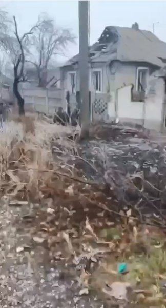 Удар ВСУ, Донбасс, Новогродовка, 8 января, руины