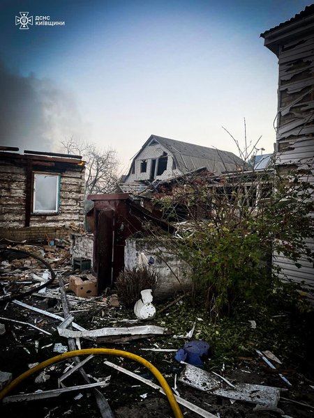 Последствия атаки на Киевскую область
