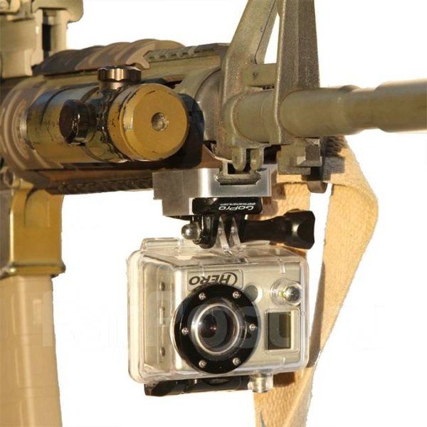 камера на оружии, камера GoPro, GoPro