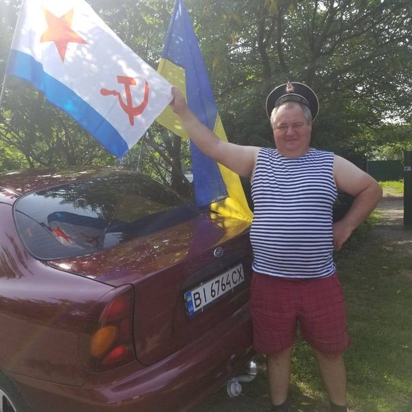 ветеран ВМФ, автомобіль, прапори, фото