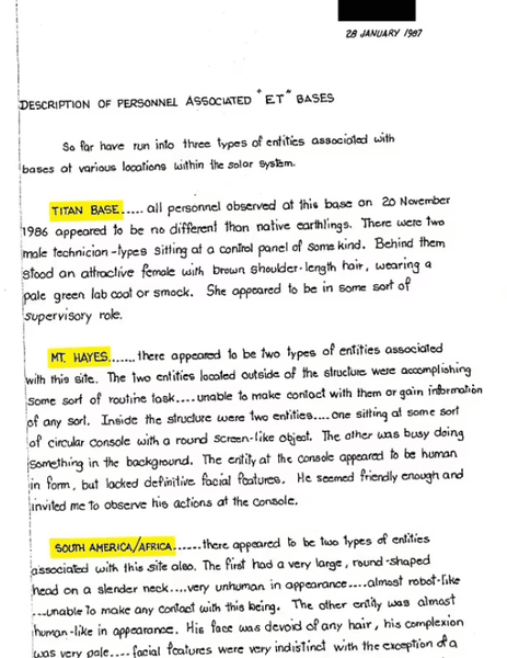 інопланетяни, прибульці, Позаземні істоти