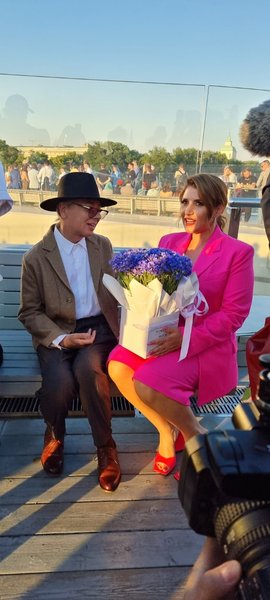 Валентин Юдашкин, марина юдашкина, показ мод, московская неделя моды, юдашкин болен