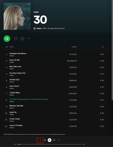 спотифай та адель