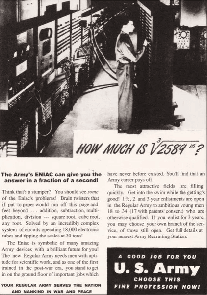 eniac в газетах, комп&#39;ютер Армії сша