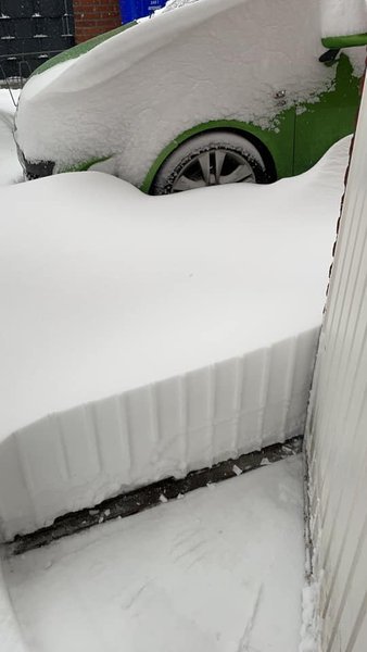 снегопад, Германия, непогода