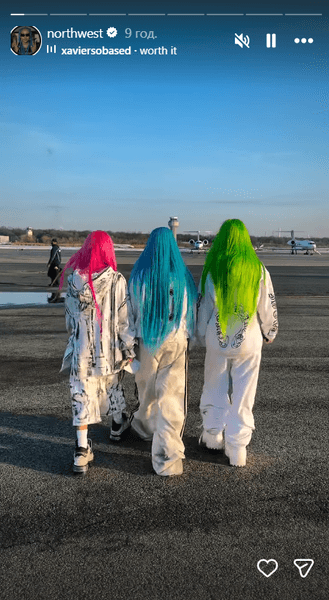 дочь ким Кардашьян