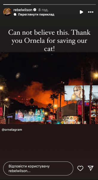 ребел вілсон пожежа