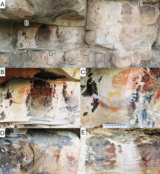 наскальные рисунки, африка