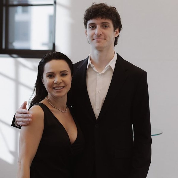 Лілія Подкопаєва із сином Вадимом