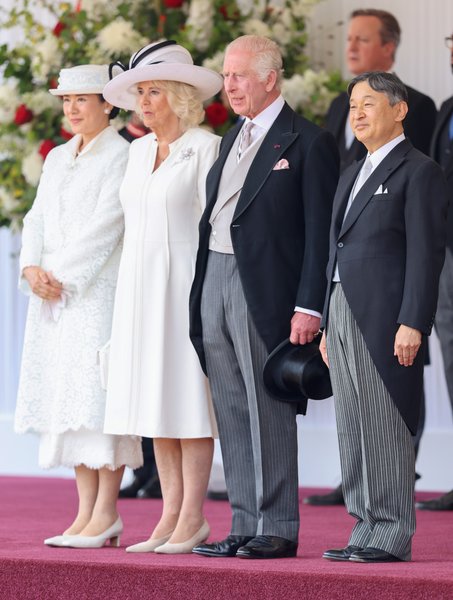 королева Камилла, король Чарльз, император и императрица Японии