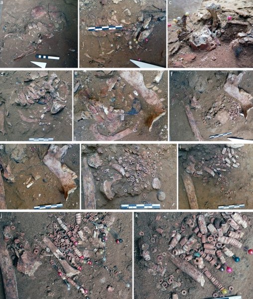 захоронение, древние люди