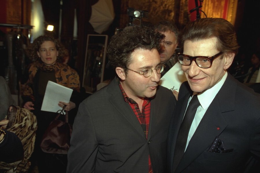 Альбер Ельбаз і Ів Сен-Лоран