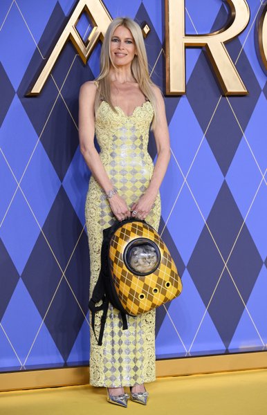 Клаудия Шиффер, кот