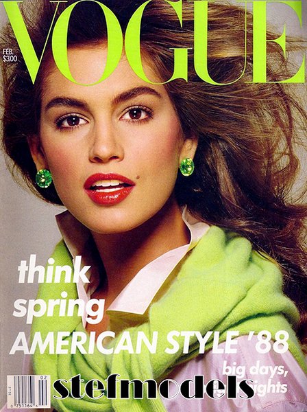 Синди Кроуфорд, модель, обложка журнала