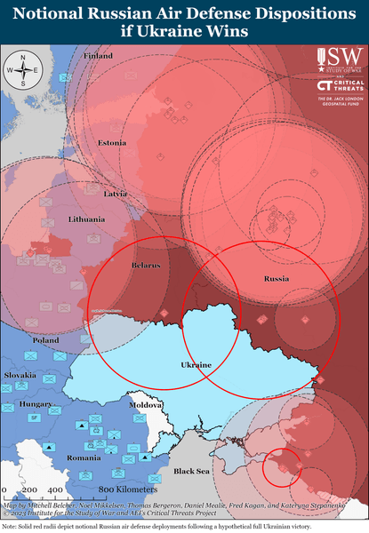 Охоплення ППО РФ у разі перемоги України