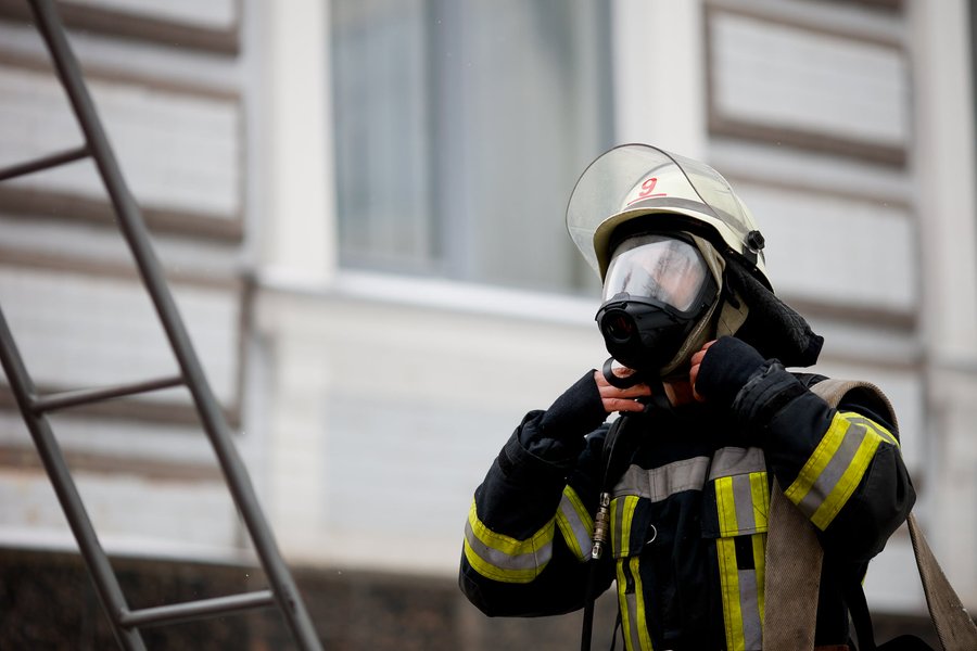 пожарные, пожар, харьков