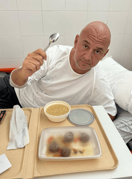 Потап в больнице