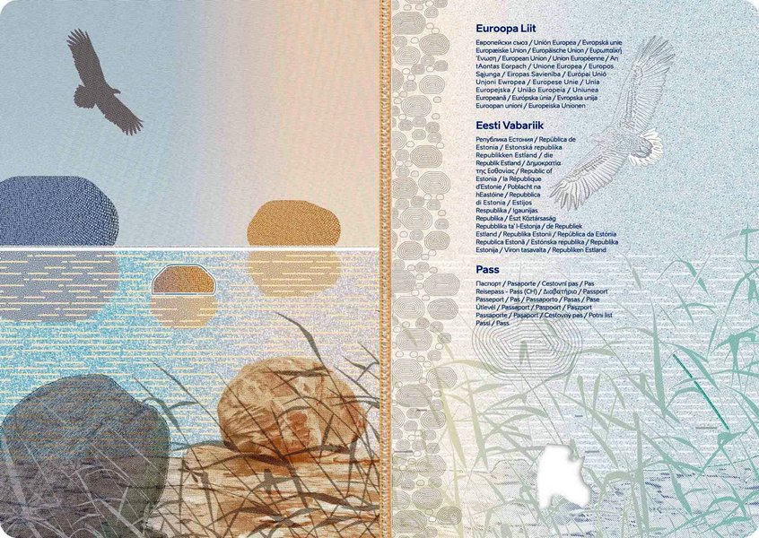 Эстония, паспорт, дизайн, ID-карточка, звери