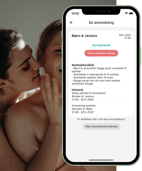 Половой акт, Мобильное приложение, Дания, Секс, Согласие, Конфиденциальность