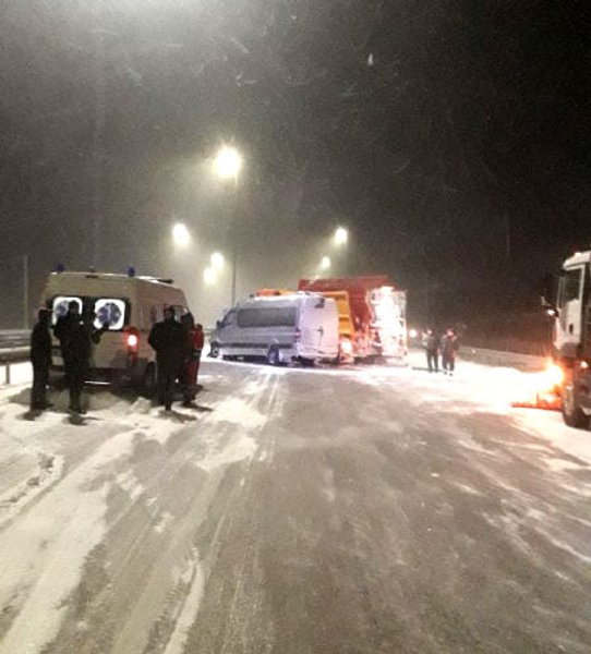 Снегопад, Ровенская область, Полиция, ДТП, Маршрутка, Киев-Чоп