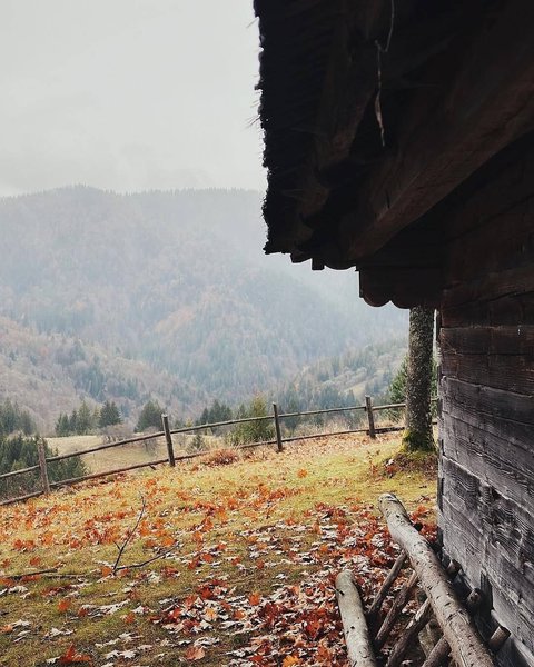 Село Кужбеї у Карпатах