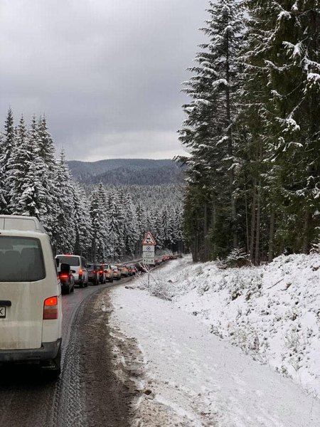 пробки, Буковель, локдаун