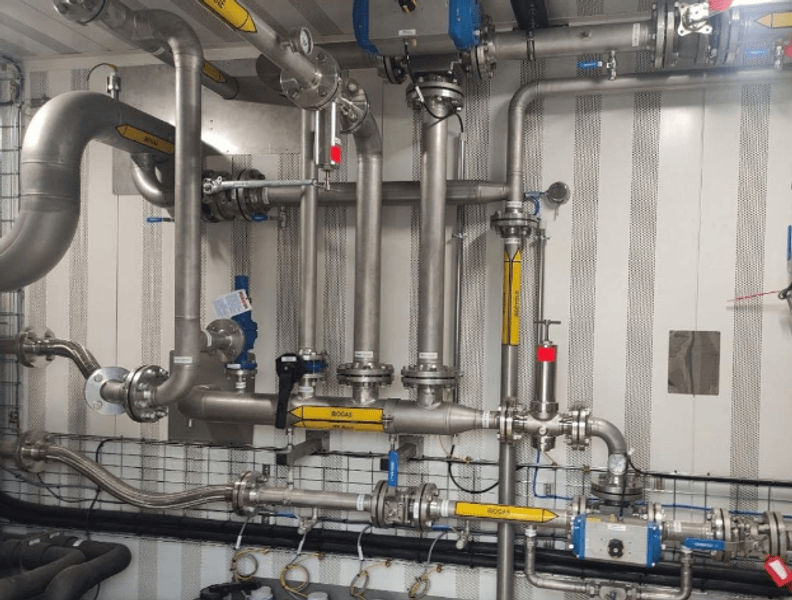 В Украине подключили к газовой сети первый биометановый завод