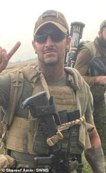 британский военный ВСУ