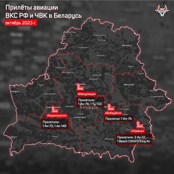 Авиация ВКС РФ и ЧВК в Беларуси, самолеты, Беларусь, авиация