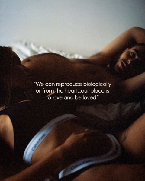 Беременный трансгендерный мужчина в новой рекламе Calvin Klein