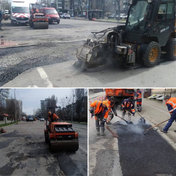 ремонт дорог, ремонт дорог в Украине, ремонт дорог в Киеве, дороги Украины, военное положение, ямочный ремонт