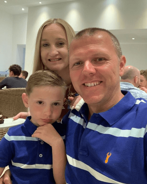 Семейная пара, семья, родители, мальчик,