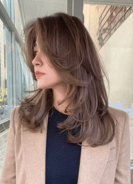 Слои, обрамляющие лицо