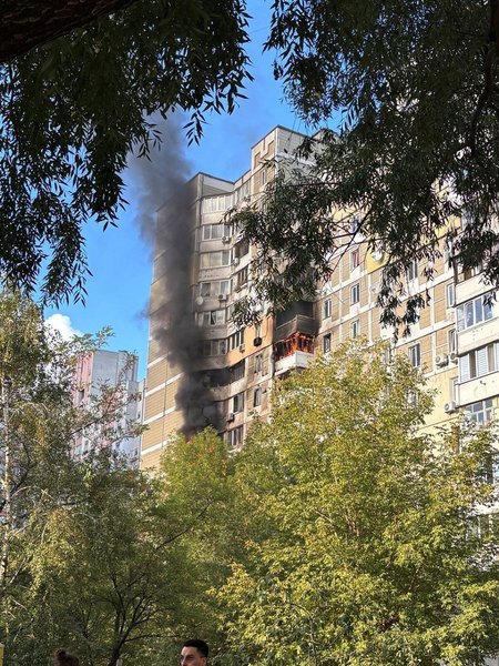 Возле дома Натальи Карпы произошло падение