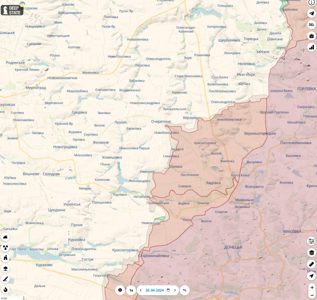 очеретине зс рф наступ зс рф