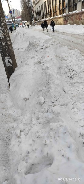 прибирання снігу, київ