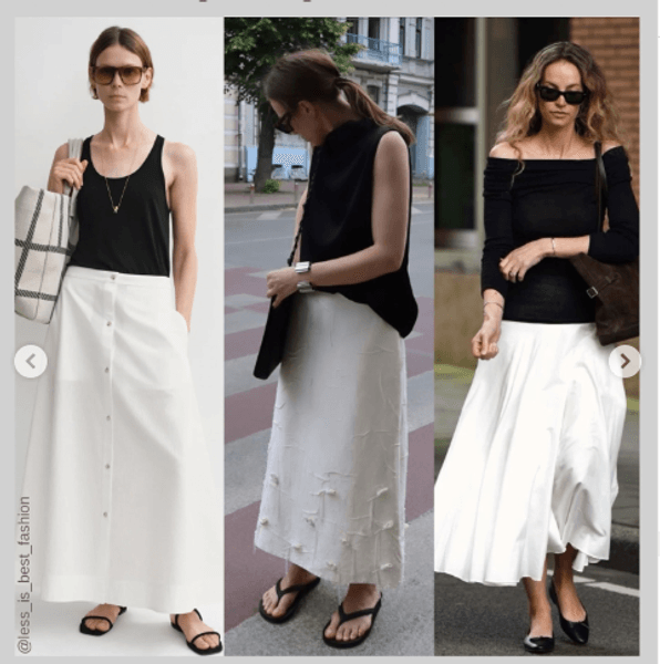 Черный верх — белый низ